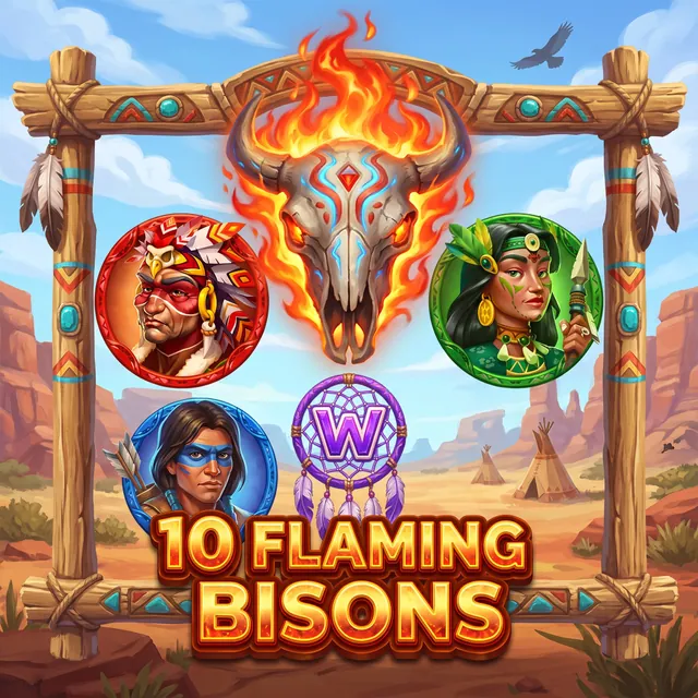 10 Flaming Bisons: εικόνα του φρουτακιού
