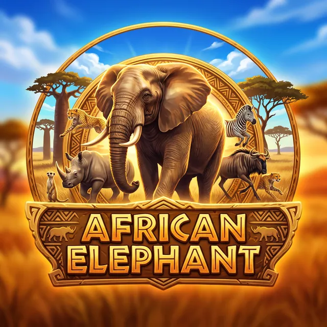 African Elephant slot artwork