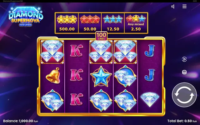 Diamond Supernova 100: στιγμιότυπο 1 από το παιχνίδι