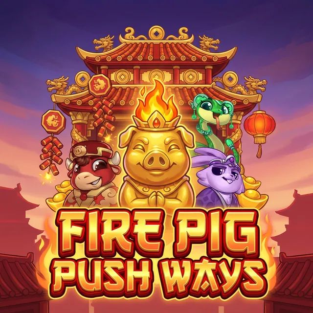 Fire Pig Push Ways slot artwork