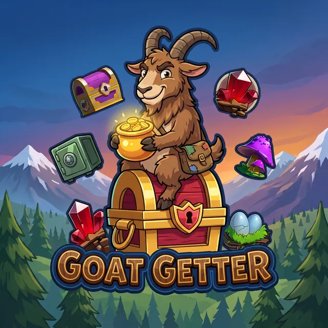 Goat Getter slot artwork