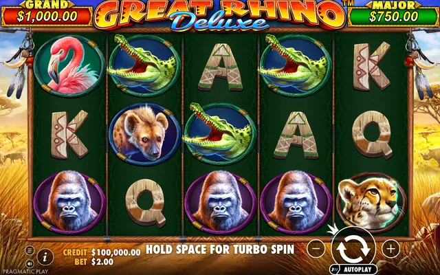 Great Rhino Deluxe: στιγμιότυπο 1 από το παιχνίδι