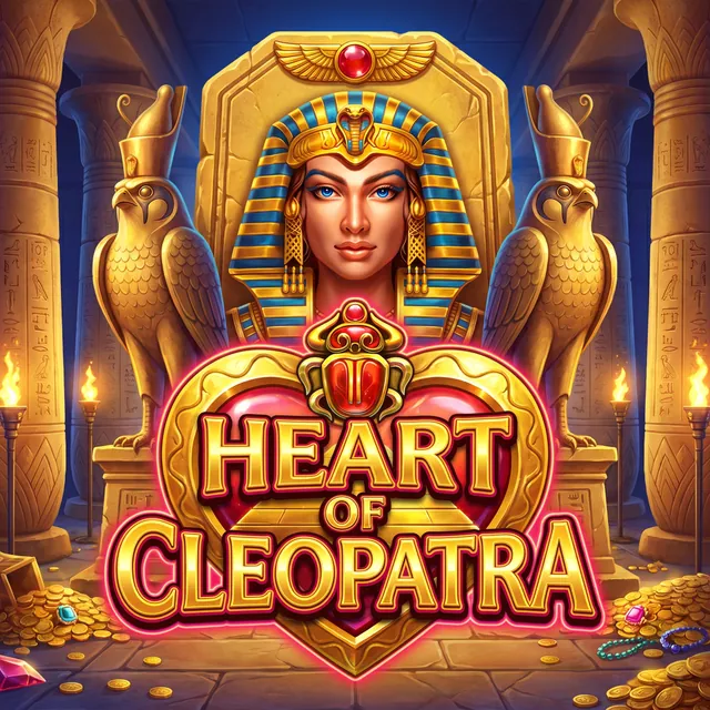 Heart of Cleopatra slot artwork
